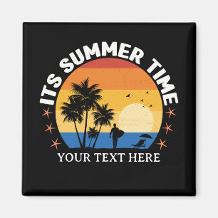 Íman É Design de Pôr do Sol Tropical de Verão