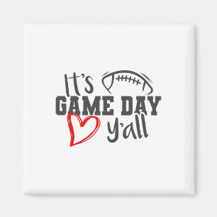 Íman É Dia de Jogo Galera Lindo Super Futebol Bowl Cora