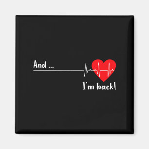 Íman E Eu Estou de Volta Batimento Cardíaco de Ekg Para