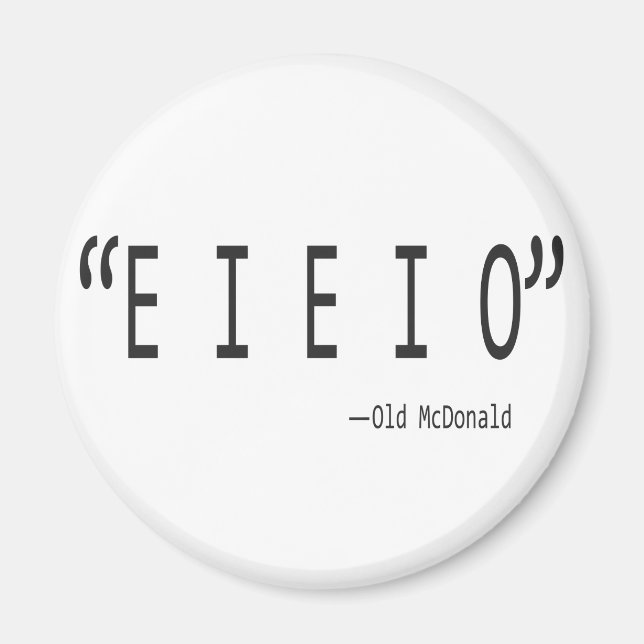 ÍMAN E I I O (Frente)