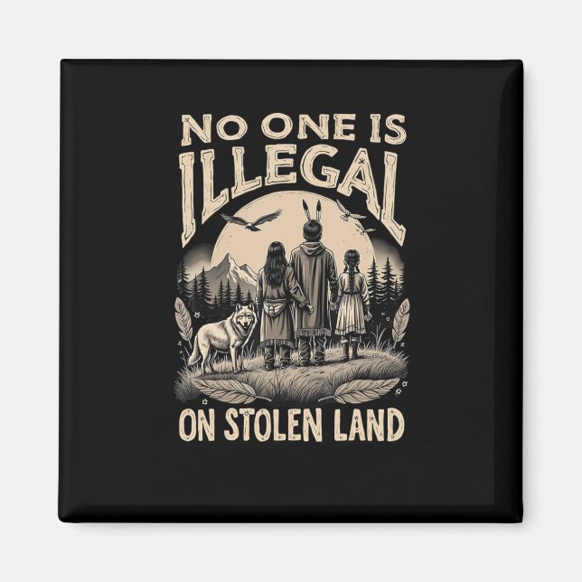 Íman É Ilegal Em Terra Roubada 90 (Frente)