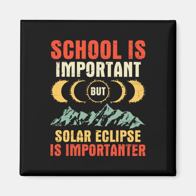 Íman É Importante, Mas O Eclipse Solar Total É Importan (Frente)