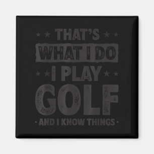 Íman É isso que eu faço eu jogo golfe golfe engraçado