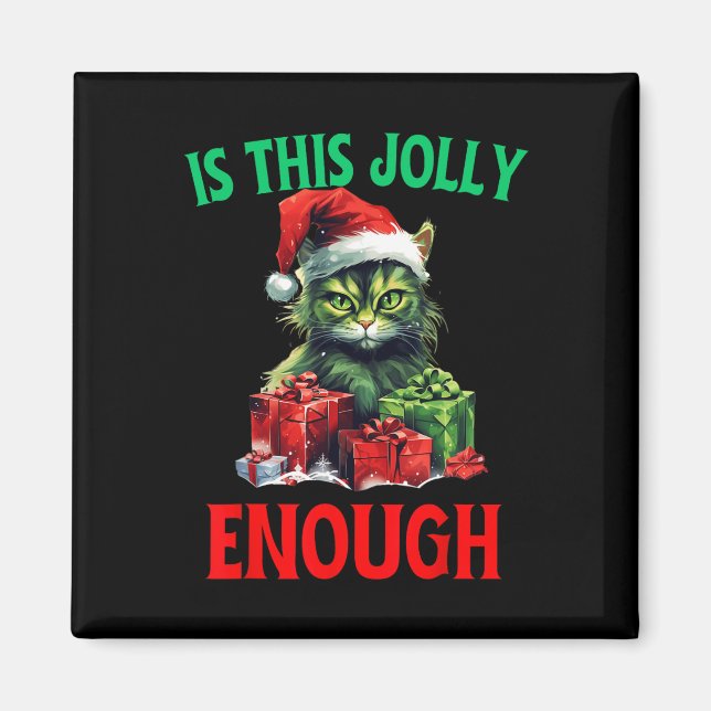 Íman É Jolly O Suficiente De Catmas De Natal Ugly Xma (Frente)