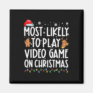 Íman É Mais Provável Jogar Videos games No Natal
