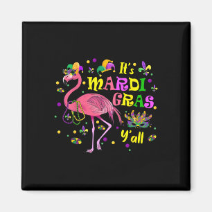 Íman É Mardi Gras Y'all Flamingo Costume Girls Women