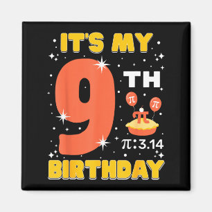 Íman É Meu 9º Aniversário Dia Do Pi Matemática 9 Anos C