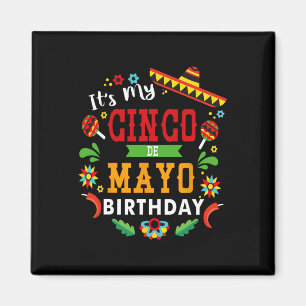 Íman É Meu Aniversário De Cinco De Maio Festa De Aniver