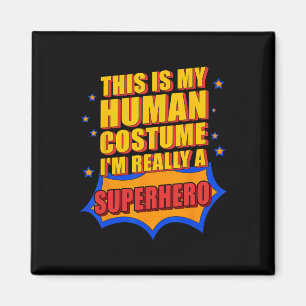 Íman É Meu Presente De Super Herói Do Costume Humano Pa