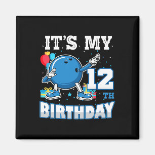 Íman É minha Boliche de Aniversário de 12 com 12 anos