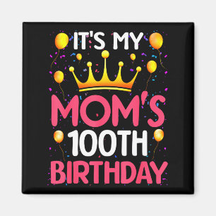 Íman É o 100º Aniversário da Minha Mãe Feliz Aniversári
