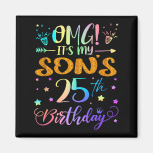 Íman É o 25º aniversário do meu filho, doce 25 anos