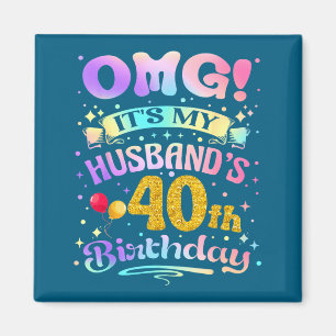 Íman É o 40º aniversário do meu marido, feliz 40 anos