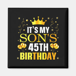 Íman É o 45º aniversário do meu filho Feliz aniversário
