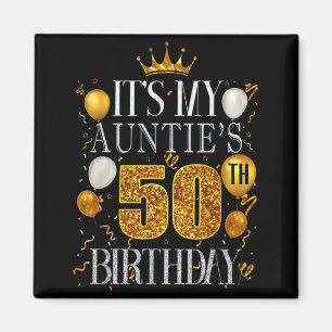 Íman É o 50º Aniversário da Minha Tia Feliz Aniversário
