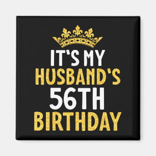 Íman É o 56º Aniversário do Marido Feliz Design