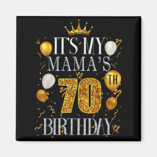 Íman É o 70º aniversário da minha mamãe Feliz aniversár