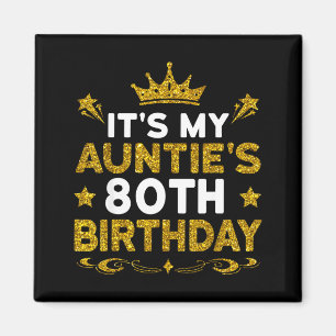Íman É o 80º aniversário da minha tia Feliz aniversário