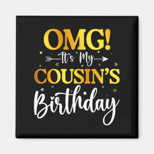 Íman É o aniversário do meu primo Piada Feliz Aniversár