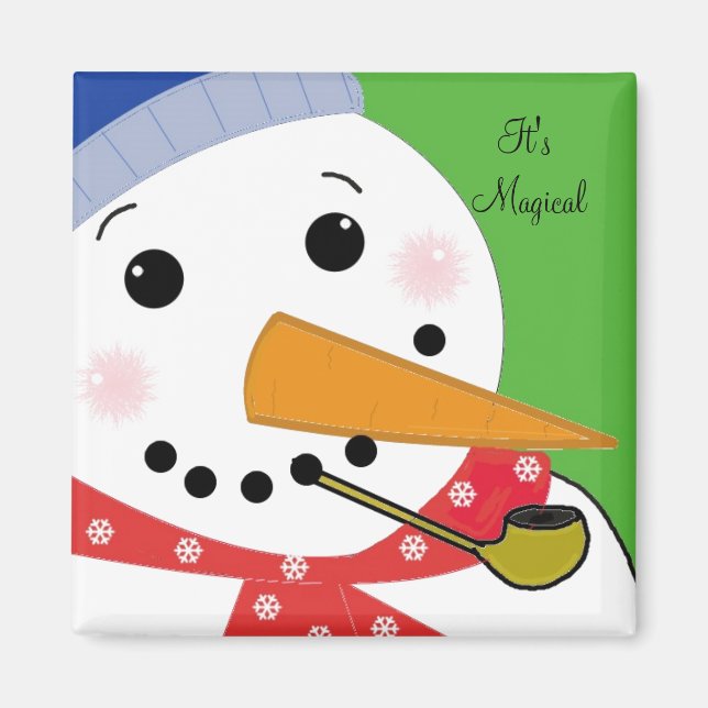 Íman É o Boneco de Neve Mágico (Frente)