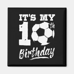 Íman É o Meu 10º Aniversário Jogador de Futebol 10 Fest