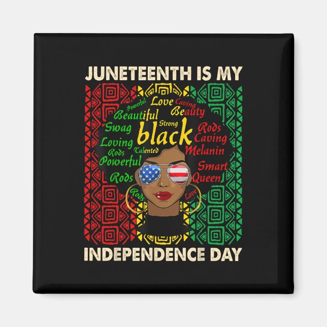 Íman É o meu dia de independência mulheres negras afrod (Frente)