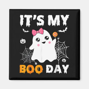 Íman É o Meu Dia do Boo Halloween Aniversário Fantasma