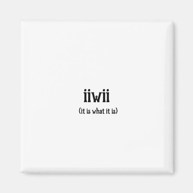 Íman É O Que É Magnet (Frente)