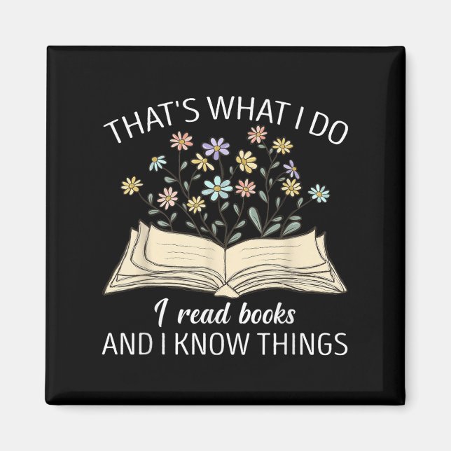 Íman É o que eu faço, eu leio livros e eu sei coisas Bo (Frente)