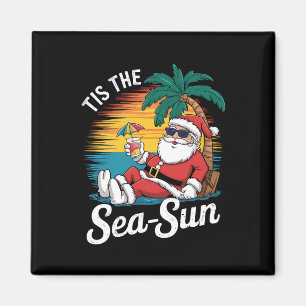 Íman É o Sol do Mar Natal Praia Natal de Verão em Julho