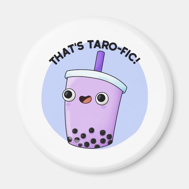 Íman É o Taroffic Funny Boba Tea Pun (Frente)