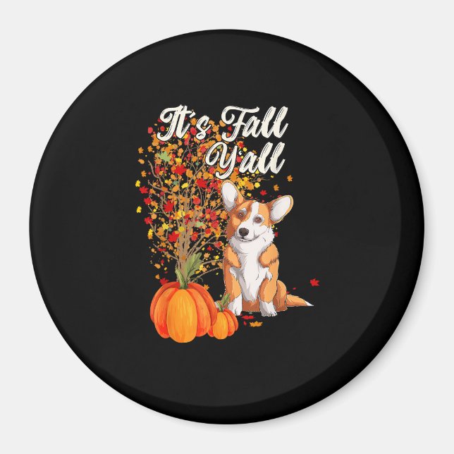 Íman É Obrigados de outono de "Leaf Fall Tree Hello Aut (Frente)