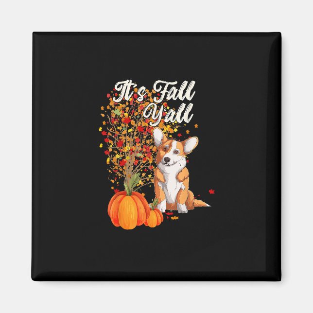 Íman É Obrigados de outono de "Leaf Fall Tree Hello Aut (Frente)