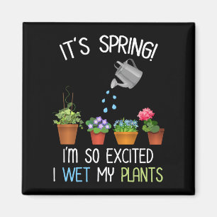 Íman É Primavera! Estou tão animado que molhei minhas