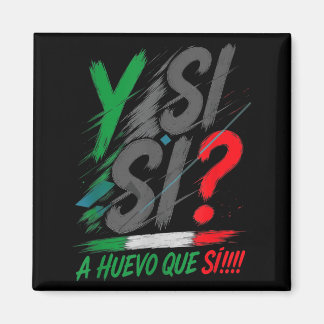 Íman E Sim Espanhol E Sim México Mexicano Otimista