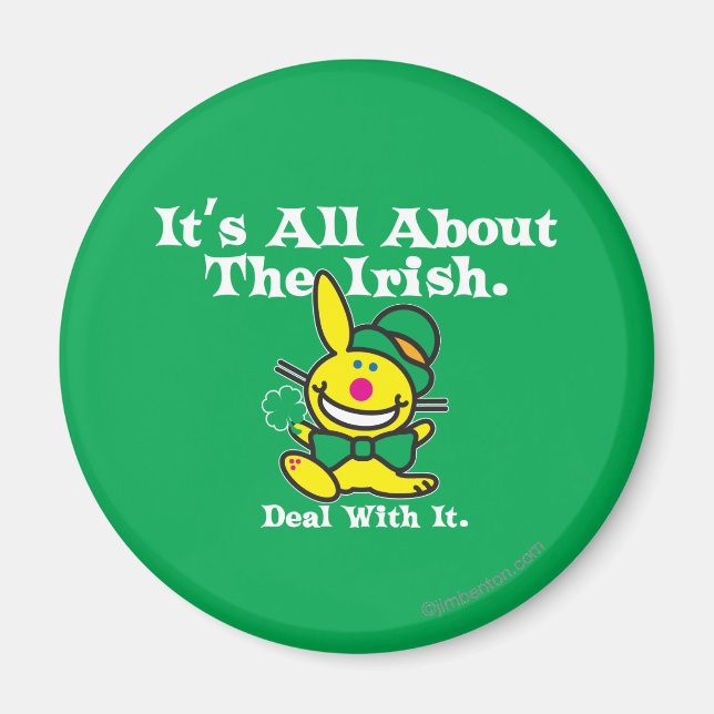 Íman É tudo sobre o irlandês (verde) (Frente)
