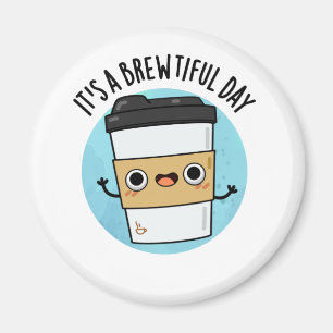 Íman É um belo dia Engraçado Café