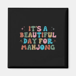 Íman É Um Belo Dia Para Mahjong, Funny Mahjong Wome