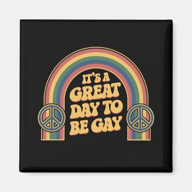 Íman É um dia Excelente para ser Gay LGBTQ Pride Mês (Frente)