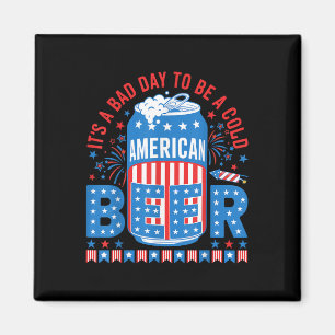 Íman É Um Dia Ruim Ser Uma Bebida Fria Bandeira America