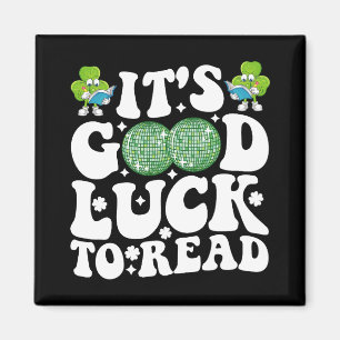 Íman É uma boa sorte ler a bola de disco de Dia de São 