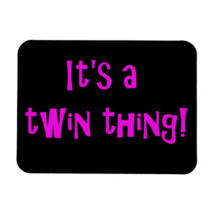 Íman É uma coisa gêmea! IMAN