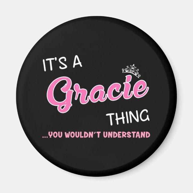 Íman É uma coisa Gracie que você não entenderia (Frente)