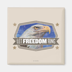 Íman Eagle-Deixe o anel da liberdade