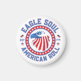 Íman Eagle Soul American Roll 4th of July Celebration