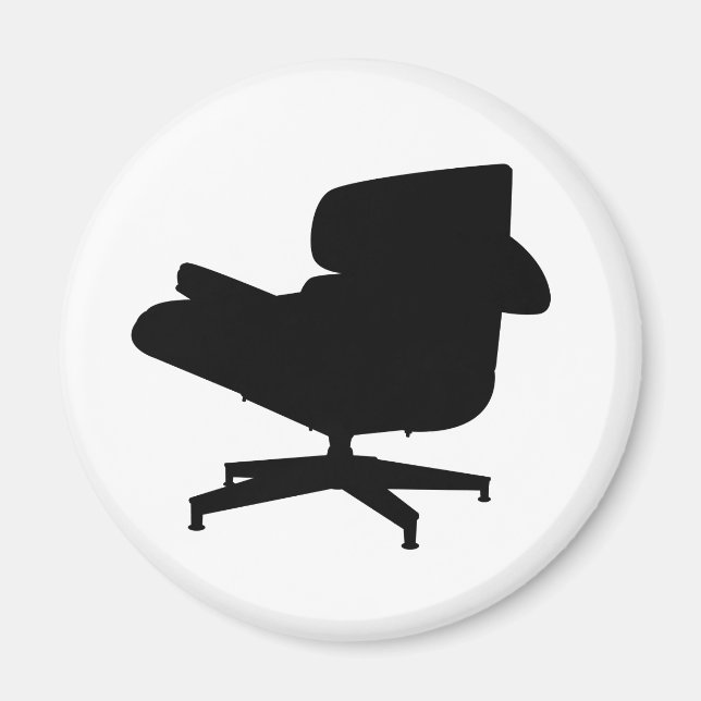 Íman Eames Lounge Cadeira Magnet (Frente)