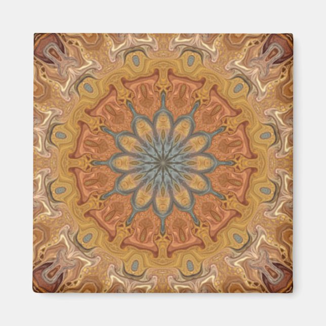 Íman Earth Lotus Mandala (Frente)
