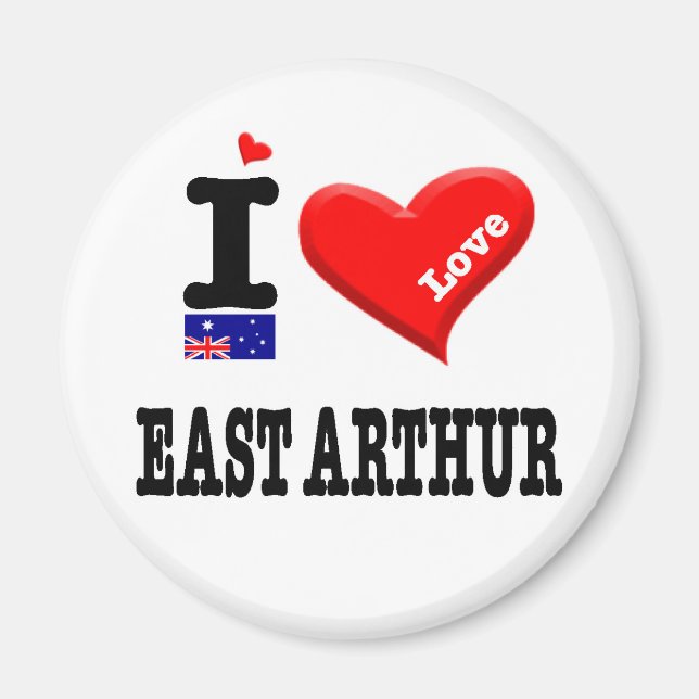 Íman EAST ARTHUR - I Love (Frente)