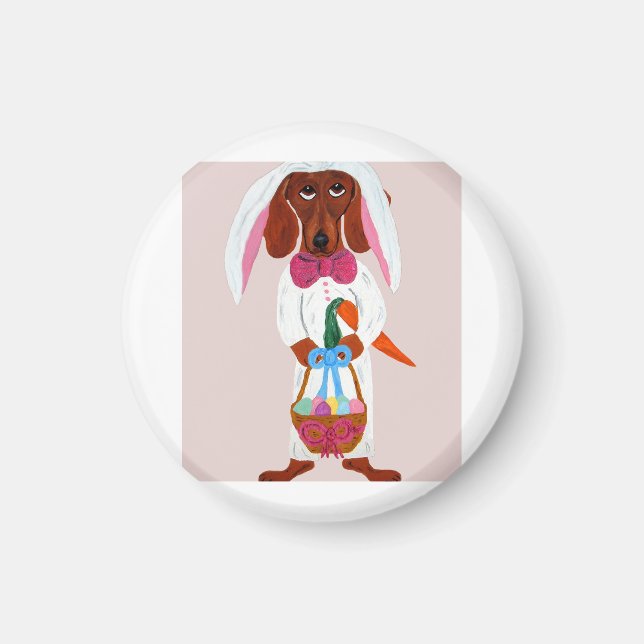 Íman Easter bunny Dachshund  (Frente)