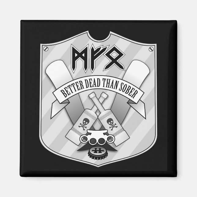 Íman EB - Metal Shield Magnet (Frente)